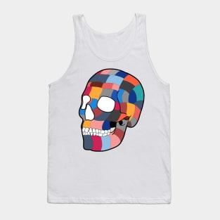 Patchwork Skull Tank Top